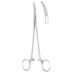Nissen Hemostatic Forceps BJ Curved 22cm/8 3/4"