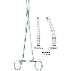 Hozlbach Hysteretomy Forceps BJ Curved 1:2 23.5cm/9 1/4"