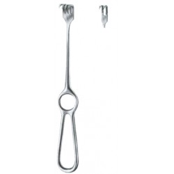 Volkmann Retractors Semi-Sharp 2 Prongs 9x8mm 22cm/8 3/4"