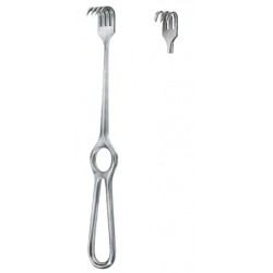 Kocher Retractors Sharp 4 Prongs 15x20mm 21.5cm/8 1/2"