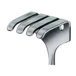 Isreal Retractors 4 Prongs 40x40mm 25cm/10"