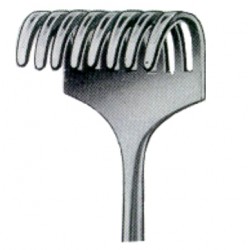 Koerte Retractors Blunt 8 Prongs 26x40mm 24cm/9 1/2" Vertical Handle