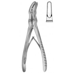 Ruskin Bone Rongeur Forceps Angled M/Action 18cm/7"