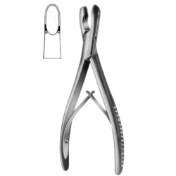 Luer Bone Rongeur Forceps BJ Straight 17cm/6 3/4"