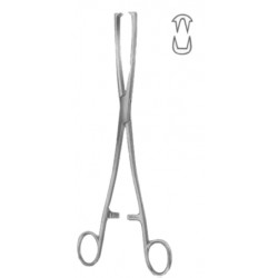 Museux Tenaculum Forceps BJ 2:2 Straight 6mm 24cm/9 1/2"
